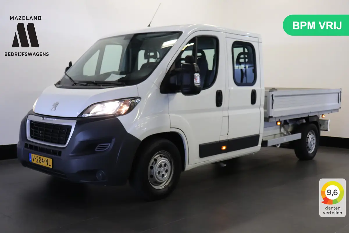 Peugeot Boxer 2.0 BlueHDI 163PK L3 Dubbele Cabine Open laadbak EURO 6: foto 1