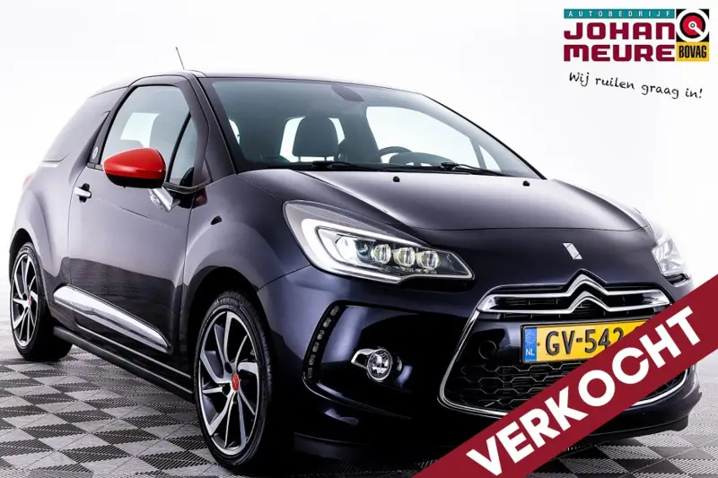 DS DS 3 1.2 PureTech So Red Ines dela Fressange | FULL LED | LEDER -GOEDE VRIJDAG + 2e PAASDAG OPEN! 2015 leasen bij DreamLease: foto 1