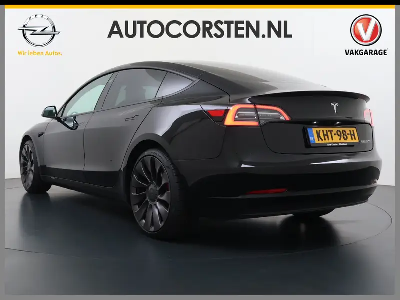 Tesla Model 3 Performance AWD 513PK Facelift Warmtepomp Lmv 20" Panoramadak Adap.Cruise Elek.Verwarmde Stoelen+Memory Inductieladen Navi Camera's Ecc Leder 2021 leasen bij DreamLease: foto 2