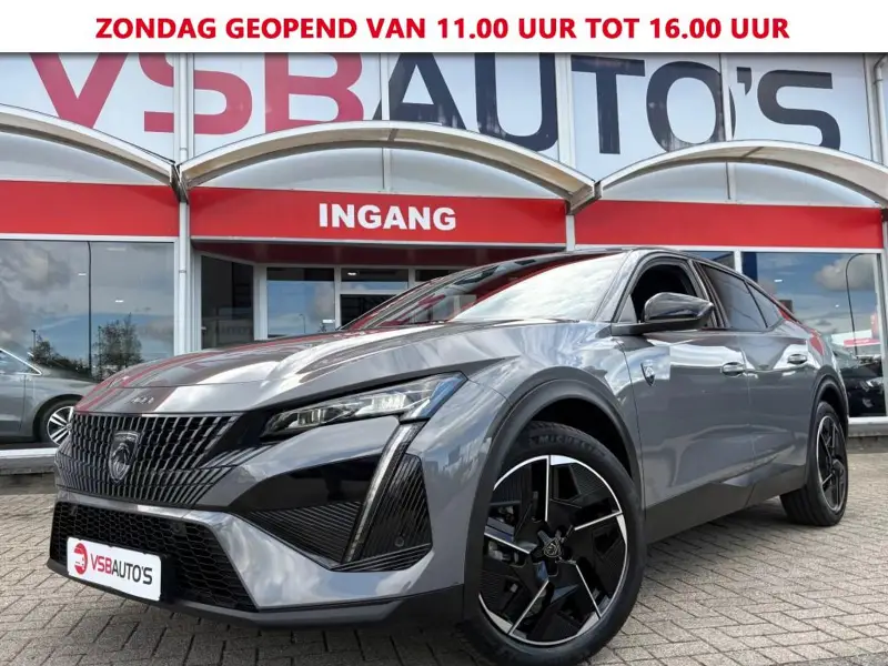 Peugeot 408 1.2 PURETECH 130PK AUT. GT NARDO-GREY NAVI CAMERA CARPLAY AIRCO LMV PDC 2023 leasen bij DreamLease: foto 1