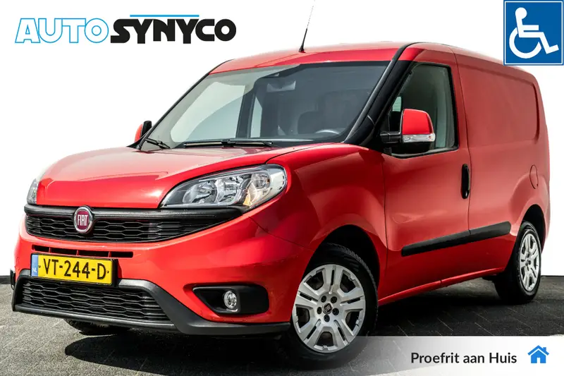 Fiat Doblò Cargo 1.6 MJ L1H1 SX Automaat | Scootmobiel-Lift | Cruise | 2016 leasen bij DreamLease: foto 1