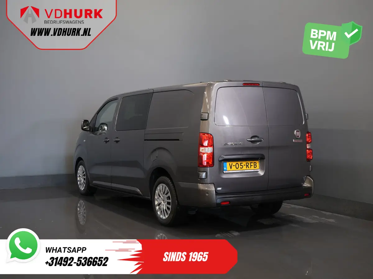 Fiat Scudo 2.0 MJ 145 pk DC Dubbel Cabine Adapt.Cruise/ 2x Schuifdeur/ Keyless/ Carplay/ Navi/ 6 Pers./ Climate/ Camera/ PDC: foto 2