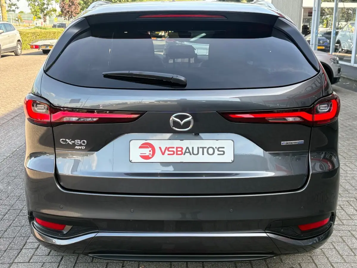 Mazda CX-80 2.5 E-SKYACTIV AWD PLUG-IN HONURA PLUS 7PERS. AUT. PANO LEER NAVI EL STOELEN: foto 30