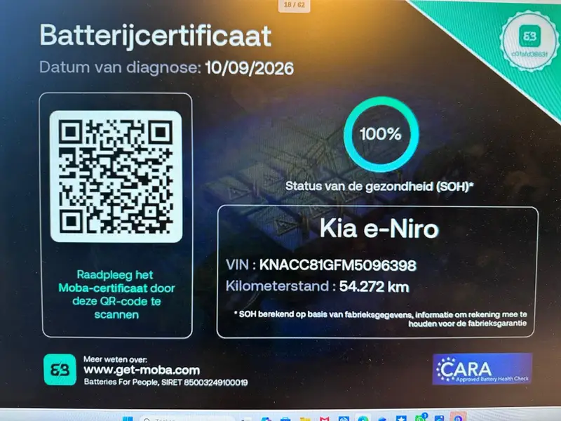 Kia e-Niro ExecutiveLine 64 kWh Soh 100% FASE 3 OPEN DAK LEER /JBL/ CAMERA 2021 leasen bij DreamLease: foto 2