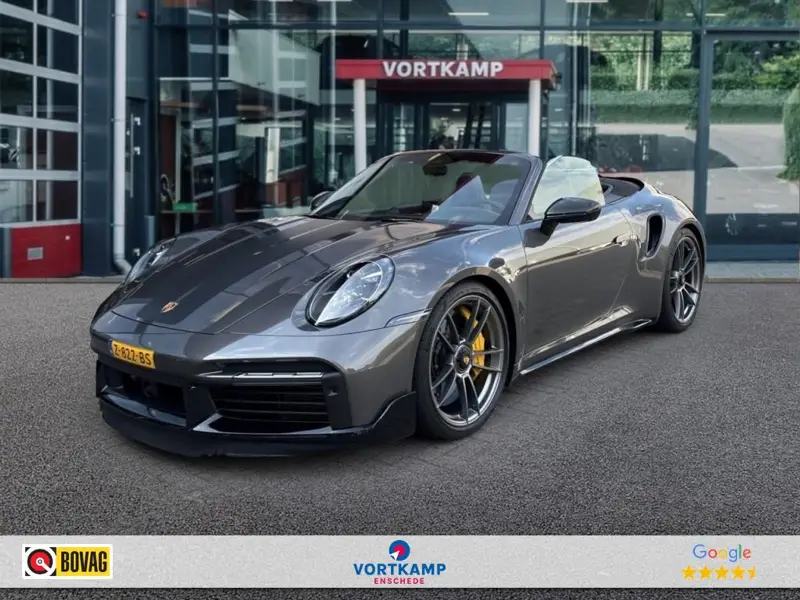 Porsche 911 992 TURBO S CABRIOLET MANUFAKTUR EXCLUSIVE LIFT/BURMEISTER/CARBON/TECHART/VOL-OPTIES! 2021 leasen bij DreamLease: foto 2