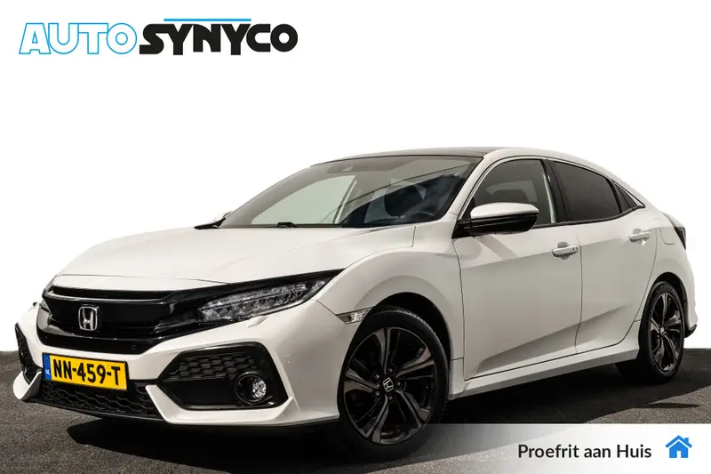 Honda Civic 1.0 i-VTEC Executive | Leder | Panoramadak | Trekhaak | 2017 leasen bij DreamLease: foto 1