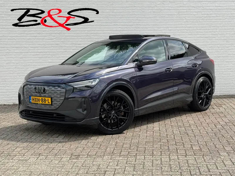 Audi Q4 Sportback e-tron 40 S-line Competition SOH 91% Pano dak Blokjes leder Sonos 21 inch + all season 2021 leasen bij DreamLease: foto 1