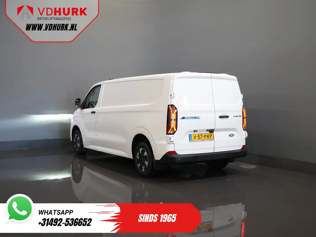 Ford E-Transit Custom L2 330 km WLTP Garantie t/m 2028/ LED/ Snellader/ Standkachel/ Stoelverw./ Stuurverw./ Carplay/ Camera/ PDC/ Climate/ Cruise: foto 2
