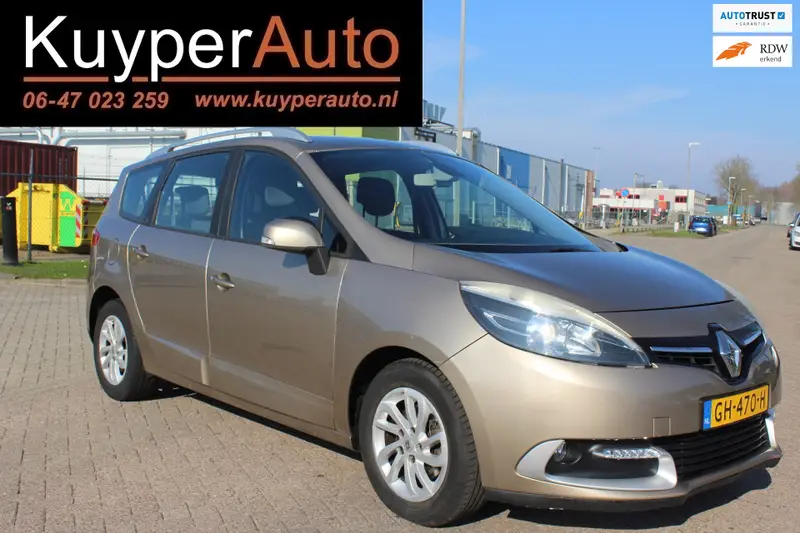 Renault Grand Scénic 1.2 TCe Limited 7p. dealer onderh TREKHAAK VOL OPTIES 2014 leasen bij DreamLease: foto 1