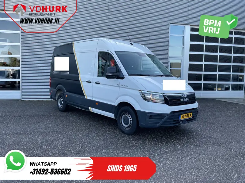 MAN TGE 3.140 2.0 TDI 140 pk L3H3 EXPORT Carplay/ Camera/ Cruise/ Trekhaak/ Airco 2020 leasen bij DreamLease: foto 1
