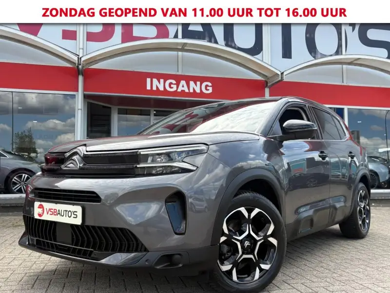 Citroën C5 Aircross 1.2 HYBRID 145PLUS AUT. NAVI CAMERA AIRCO LMV CRUISE 2025 leasen bij DreamLease: foto 1