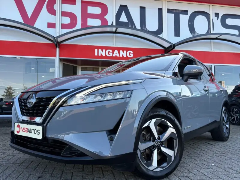 Nissan QASHQAI 1.5 e-POWER AUT. 190PK TEKNA PANO-DAK LED NAVI 360-CAMERA CARPLAY NARDO-GREY 2023 leasen bij DreamLease: foto 1