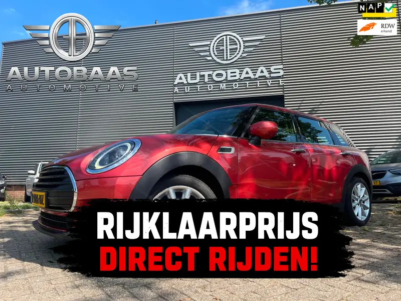 MINI Clubman 1.5 Cooper Business Edition AUTOMAAT+NLAUTO+1EIG+PANORAMADAK+FULL LED+CILMATE CONTROL+TREKHAAK+1/2 LEDER+INCL BTW+ 2021 leasen bij DreamLease: foto 1