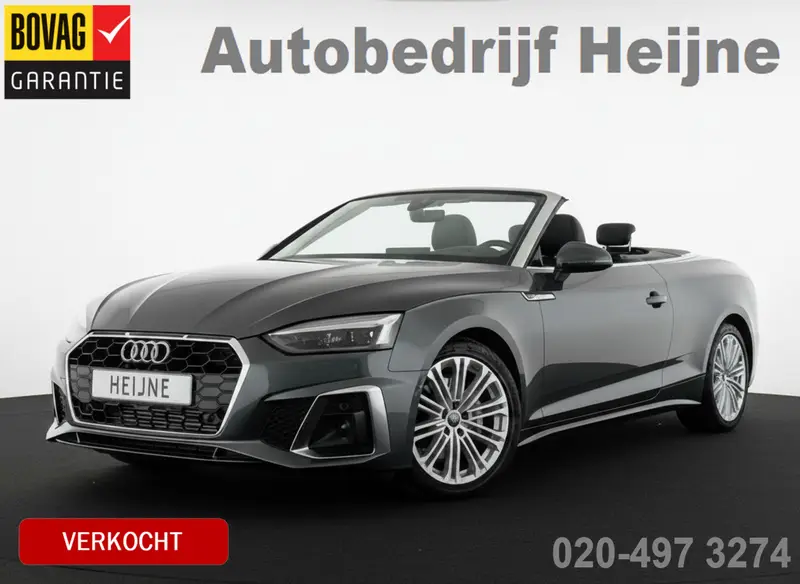 Audi A5 Cabriolet 40 TFSI 204PK S-TRONIC S-LINE SPORT 2023 leasen bij DreamLease: foto 1