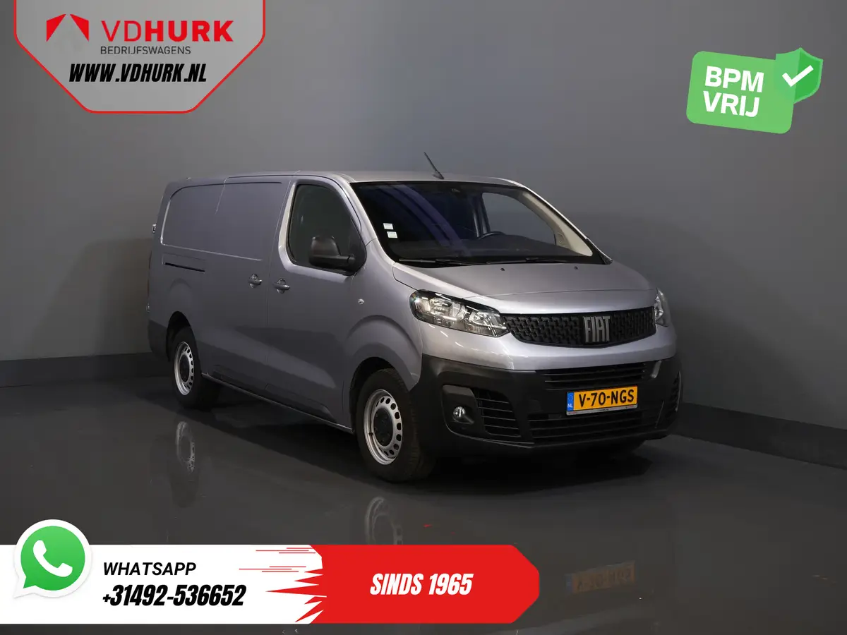 Fiat Scudo 2.0 MJ 145 pk L3 BPM VRIJ! (DEMO) Trekhaak/ Adapt.Cruise/ Climate/ Keyless/ Carplay/ Camera/ PDC: foto 1