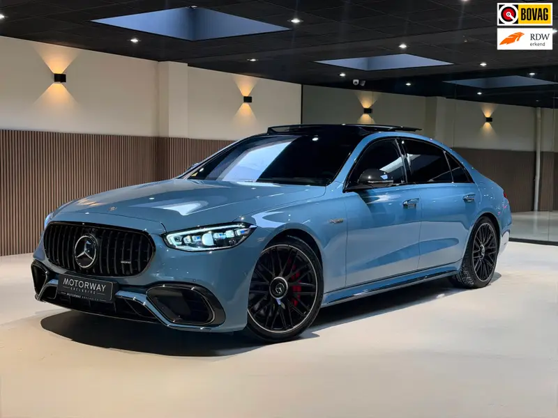 Mercedes-Benz S-Klasse AMG 63 S E Performance|Pano|HUD|Keyless|360|4D Burmester|Massage|Matrix|Chauffeur Pakket|Carbon 2024 leasen bij DreamLease: foto 1