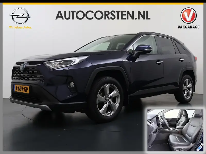 Toyota RAV4 2.5I Hybride Leer+Verwarming+Memory Adap.Cruise Navi Camera Ecc Apple Carplay Android Auto Miracast™ Elek.Achterklep Active 2022 leasen bij DreamLease: foto 1