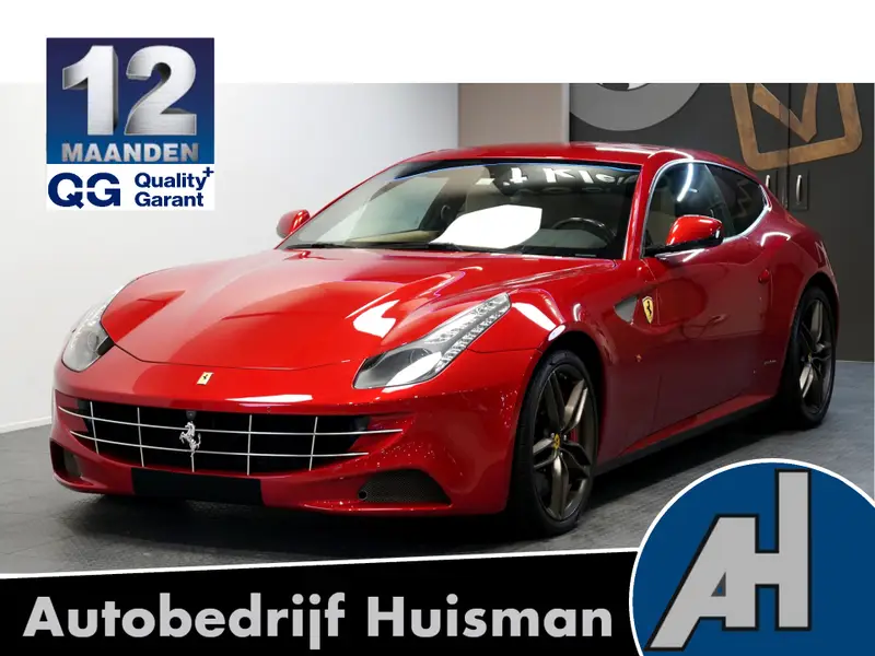 Ferrari FF 6.3 V12 HELE ROSSO MARANELLO + LED STUUR + CARBON INTERIEUR + LIFT V&A + 3 X CAMERA + DVD SCHERMEN + CRUISE CONTROL + NAVIGATIE + BLUETOOTH + JBL AUDIO + STOELVERWARMING&-KOELING + AFS + FRONT PPF + 20" LM-VELGEN!! 2014 leasen bij DreamLease: foto 1