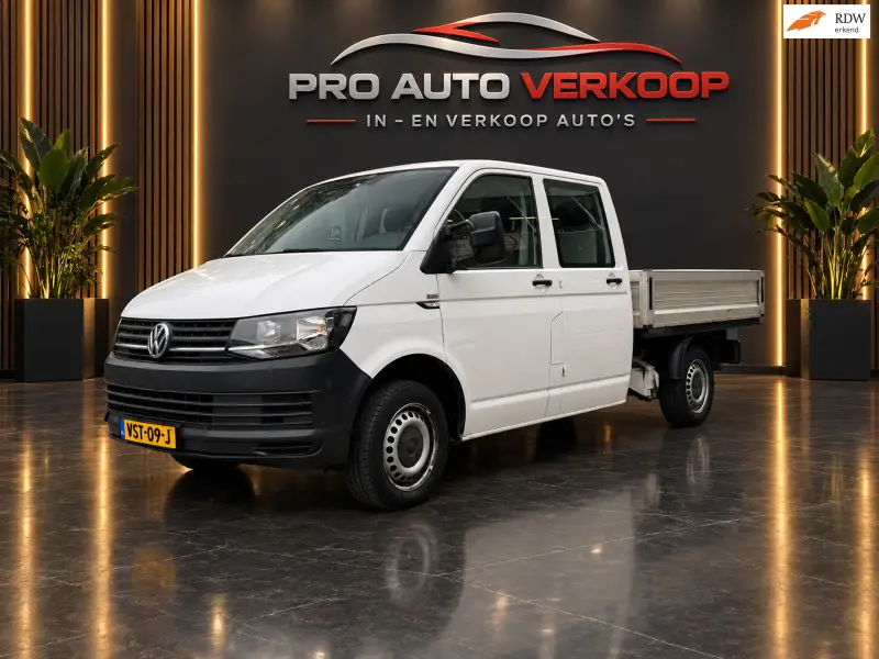 Volkswagen Transporter 2.0 TDI L2H1 DC Pickup goed onderhouden 2018 leasen bij DreamLease: foto 1
