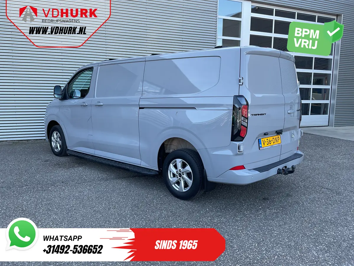 Ford Transit Custom 2.0 TDCI 170 pk Aut. L2 LED/ Adapt.Cruise/ Standkachel/ 2x Schuifdeur/ Carplay/ Stoelverw./ Stuurverw./ Navi/ Climate/ Camera/ 16’LMV/ PDC/ Trekhaak: foto 2