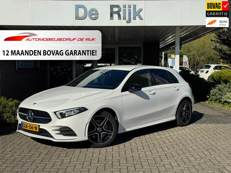 Mercedes-Benz A-Klasse 250 e AMG Line | Carplay/Android, Stoelverw., Sfeerverl., Camera, Cruise, Climate. Night Pakket | Dealeroh. 2022 leasen bij DreamLease: foto 1