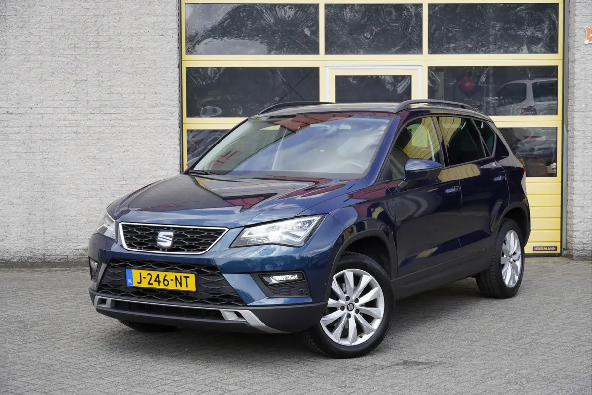 SEAT Ateca 1.5 TSI 150PK! Style Business Intense BJ2020 Lmv 17" | Led V+A | Pdc | Navi | Panoramadak | Trekhaak | Achteruitrijcamera | App-Connect | Climate control | Cruise control | Lederen bekleding | Verwarmde voorstoelen | Extra getint glas: foto 1