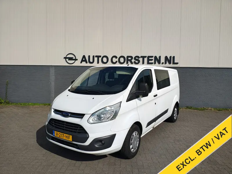 Ford Transit Custom 290 2.2TDCI L2H1 Dubbele Cabine 6-Persoons Camera Navi Cruise Control Bluetooth Airco Pdc DC 2017 leasen bij DreamLease: foto 1