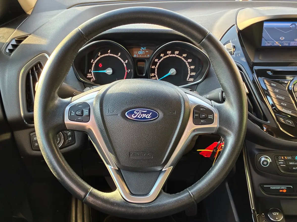 Ford B-MAX 1.0 EcoBoost Titanium|2e Eigenaar|Camera|Navigatie|Trekhaak|CruiseControl|Climatronic|PDC|Nieuwe APK|NAP|LM-Velgen|: foto 2