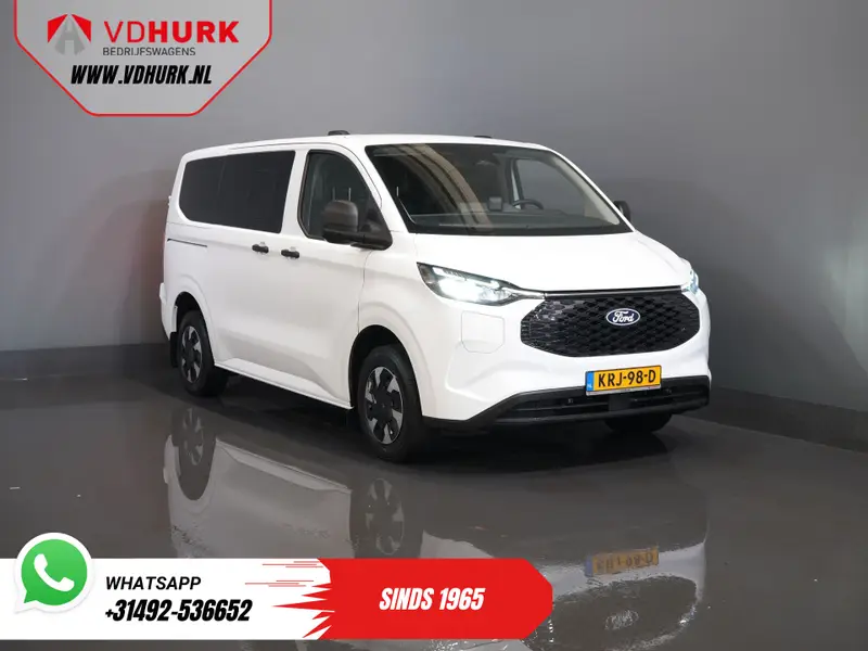 Ford E-Transit Custom Kombi Trend 71kWh 360 km WLTP (Excl. BTW/Incl. BPM) LED/ Standkachel/ Stoelverw./ Stuurverw./ Carplay/ 9 P/ 9 Persoons/ Combi/ Climate/ Camera/ PDC/ Cruise 2026 leasen bij DreamLease: foto 1