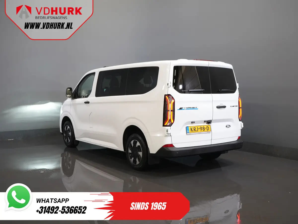 Ford E-Transit Custom Kombi Trend 71kWh 360 km WLTP (Excl. BTW/Incl. BPM) LED/ Standkachel/ Stoelverw./ Stuurverw./ Carplay/ 9 P/ 9 Persoons/ Combi/ Climate/ Camera/ PDC/ Cruise: foto 2
