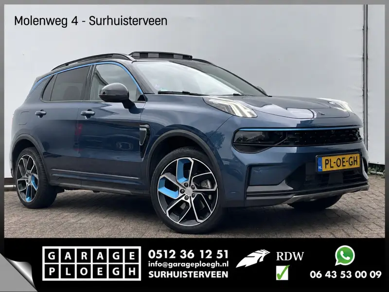 Lynk & Co 01 1.5 PHEV 262PK Adapt.Cruise 360° Cam Carplay Zwarte Hemel Plug-in Stoelverw Vol opties! 2023 leasen bij DreamLease: foto 1