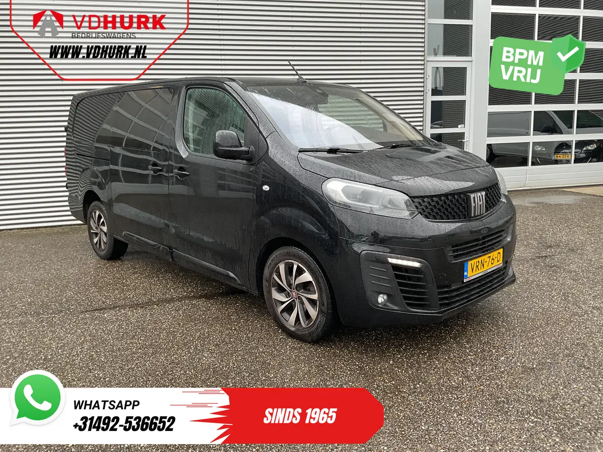 Fiat Scudo 2.0 MJ 180 pk Aut. DC Dubbel Cabine Carplay/ Xenon/ Climate/ Navi/ Cruise/ Camera/ 17’LMV/ PDC: foto 1