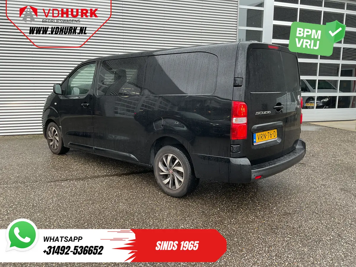 Fiat Scudo 2.0 MJ 180 pk Aut. DC Dubbel Cabine Carplay/ Xenon/ Climate/ Navi/ Cruise/ Camera/ 17’LMV/ PDC: foto 2