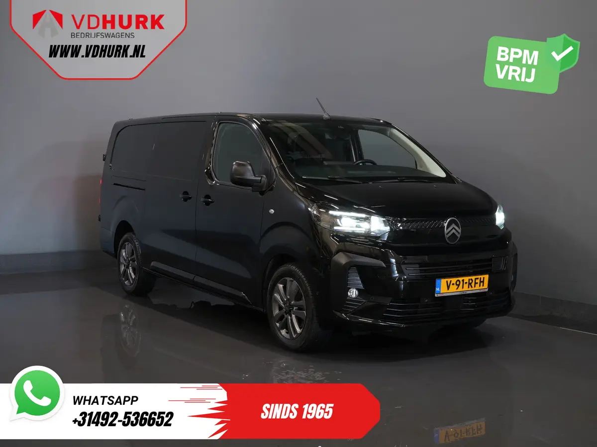 Citroën Jumpy 2.0 HDI 180 pk Aut. LED/ Standkachel/ Keyless/ Stoelverw/ Stuurverw./ Carplay/ Climate/ Camera/ PDC/ Cruise/ Trekhaak/ LMV: foto 1