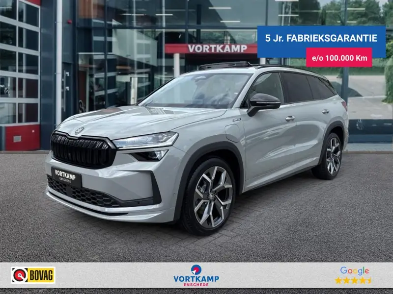 Škoda Kodiaq 1.5 TSI PHEV SPORTLINE FISCAAL LAAG!! TREKHAAK/20''/PANO-DAK/ELEK-KLEP/ACC/360-CAMERA 2026 leasen bij DreamLease: foto 1