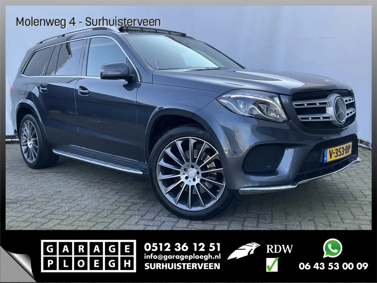 Mercedes-Benz GLS 350 D 4MATIC AMG Grijs kenteken Marge Vol opties Trekhaak (3500kg): foto 1