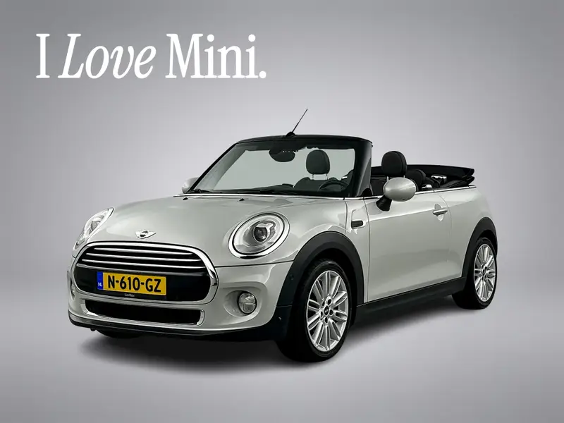 MINI Cooper Cabrio 1.5 136 PK Half-lederen Sportstoelen/Stoelverw/Navi/17" LMV 2017 leasen bij DreamLease: foto 1