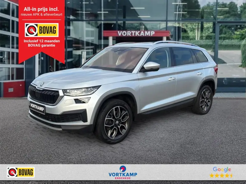 Škoda Kodiaq 2.0 TDI DSG STYLE 4X4 PANO-DAK/TREKHAAK/CAMERA/CRUISE/MEM/STOELVERW 2021 leasen bij DreamLease: foto 1