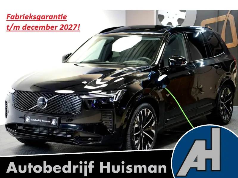 Volvo XC90 2.0 T8 AWD 335kW/456pk Aut8 Recharge Ultra Dark 7P BOWERS&WILKINS + LUCHTVERING + MASSAGE + EL.TREKHAAK + ADAPT.CRUISE + PANORAMADAK + HEAD-UP + STOELVERWARMIN V&A + STUURVERWARMING + LEDEREN DASHBOARD + 360 CAMERA + STOELVENTILATIE + 21" LM-VELGEN!! 2025 leasen bij DreamLease: foto 1