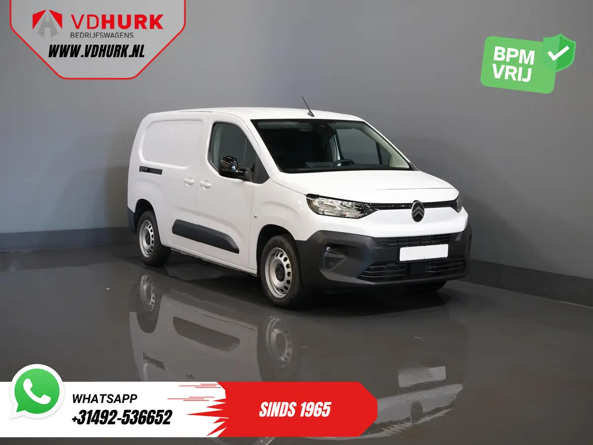 Citroën Berlingo 1.5 HDi 100 pk L2 Carplay/ Stoelverw./ 3Pers./ Virtual Cockpit/ Climate/ Keyless/ Navi/ Camera/ Cruise/ PDC: foto 1