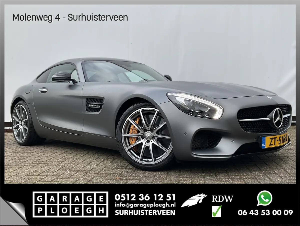 Mercedes-AMG GT 4.0 S TURBO 510pk Pano Ceramic Burmester Memory Frozen-Gre: foto 1