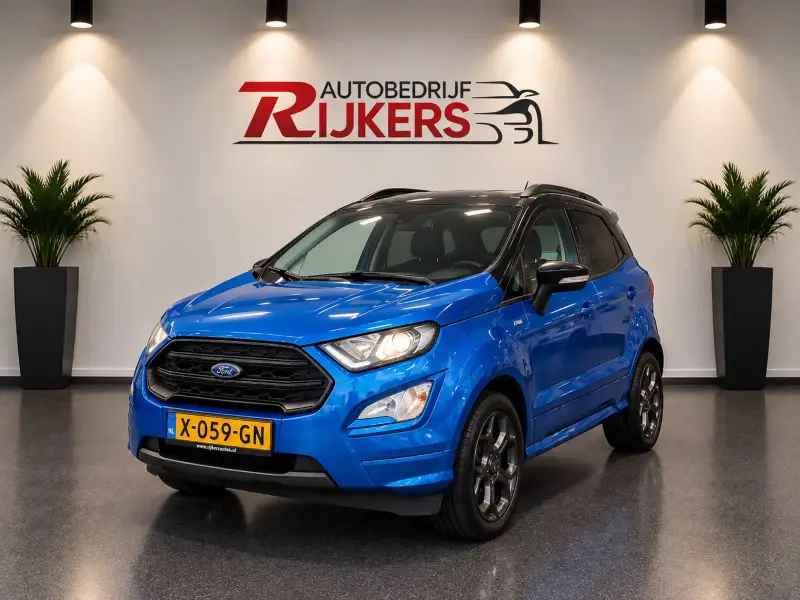 Ford EcoSport 1.0 EcoBoost ST-Line,Vewarmde Stoelen+stuur,Apple Carplay,Navigatie,Camera, Cruise Control 2020 leasen bij DreamLease: foto 1