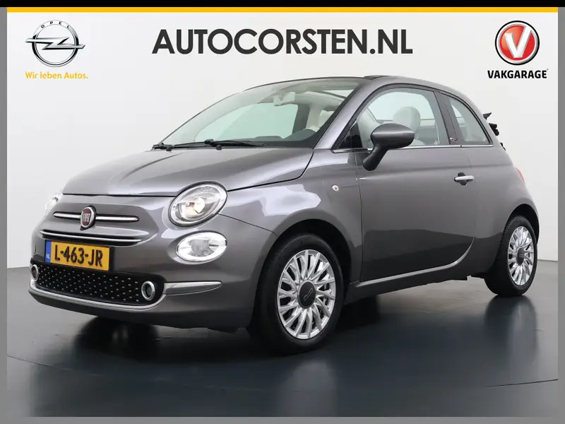 Fiat 500C Cabrio 86PK Navi Airco Pdc Bluetooth TwinAir Lounge 2016 leasen bij DreamLease: foto 1