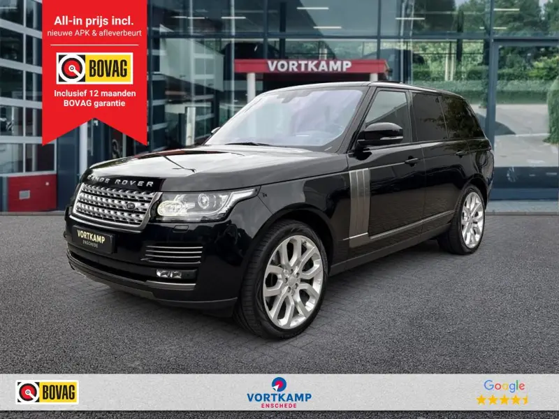 Land Rover Range Rover 4.4 SDV8 VOGUE PANO-DAK/TREKHAAK/360CAM/ELEK-KLEP/MERIDIAN/MEM/ACC 2016 leasen bij DreamLease: foto 1