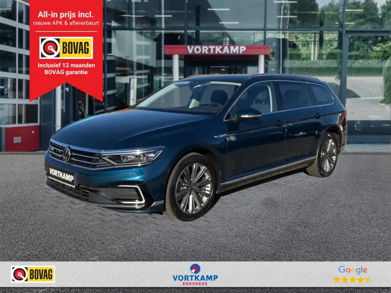 Volkswagen Passat Variant 1.4 TSI GTE ZWENK.TREKHAAK/ACC/CARPLAY/E-KLEP/STOELVERW V+A/ 2021 leasen bij DreamLease: foto 1