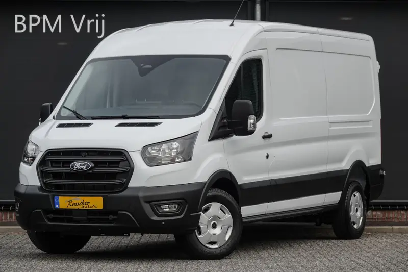 Ford Transit L3H2 2.0Tdci 130Pk | 350 | Trend | Virtual Cockpit | Achteruitrijcamera | 270° Achterdeuren | Frozen White 2024 leasen bij DreamLease: foto 1
