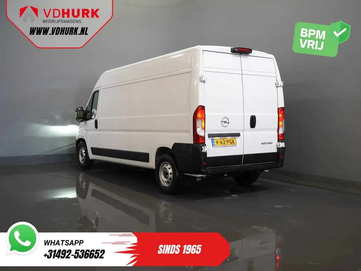 Opel Movano 2.2 140 pk L3H2 LED/ Virtual Cockpit/ 3.0t Trekverm./ 270Gr.Deuren/ Carplay/ Climate/ Navi/ Camera/ Cruise/ PDC: foto 2