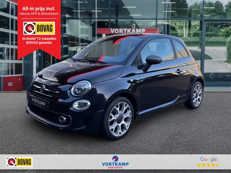 Fiat 500 0.9 TwinAir SPORT AIRCO/NAVI/DAB/17INCH-VELGEN 2016 leasen bij DreamLease: foto 1