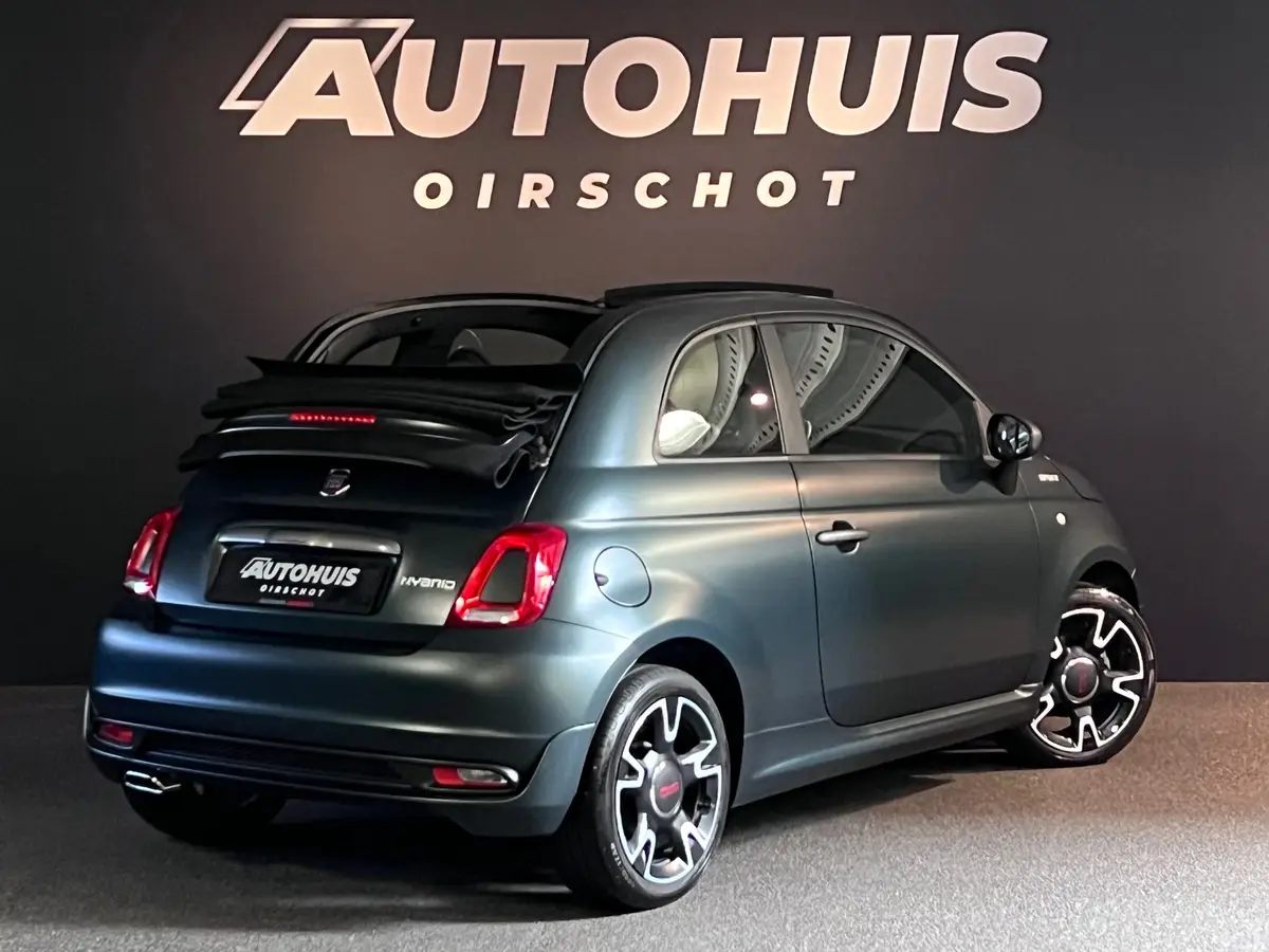 Fiat 500C 1.0 Hybrid Sport Matt groen/ Beats Audio/ Carplay/ DAB+/ Cruise Control: foto 2
