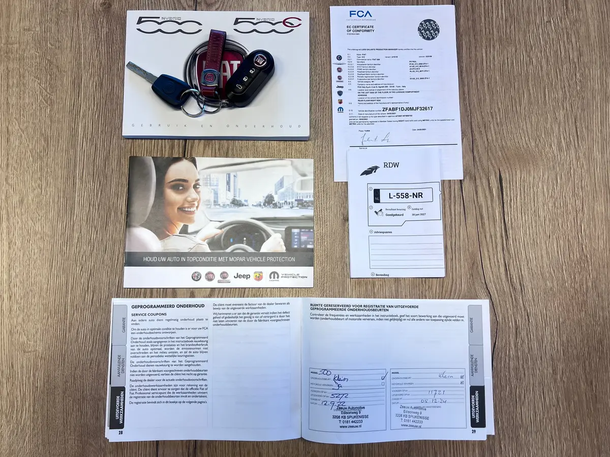 Fiat 500C 1.0 Hybrid Sport Matt groen/ Beats Audio/ Carplay/ DAB+/ Cruise Control: foto 31